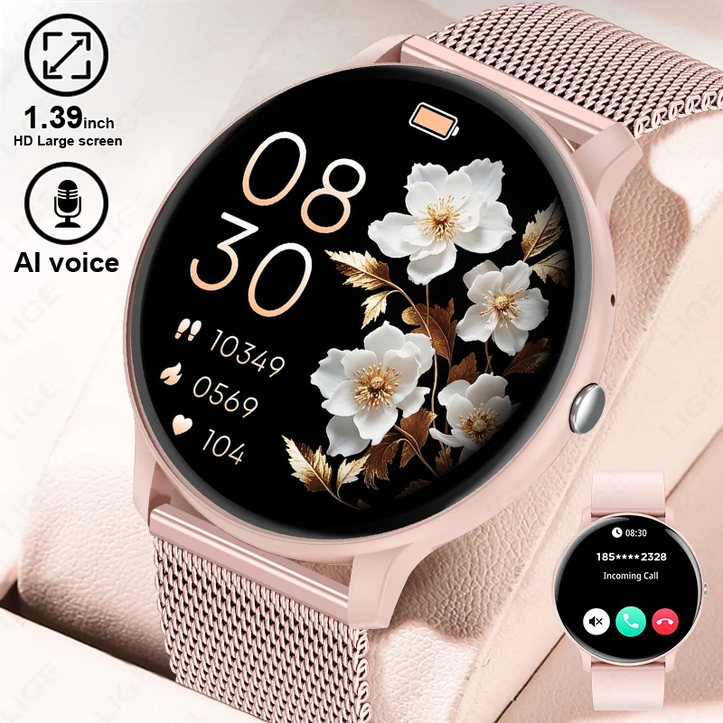 Smartwatch Watches For Girls - LIGE Smartwatch z funkcją połączeń Bluetooth