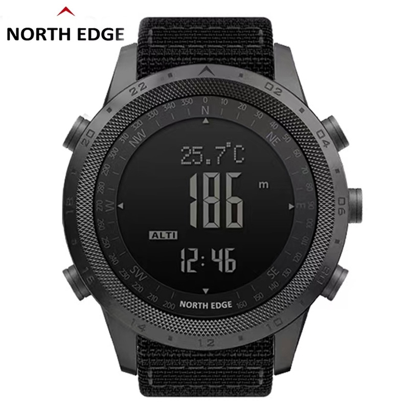 Altimeter Compass Watch - NORTH EDGE DESERT męski zegarek cyfrowy