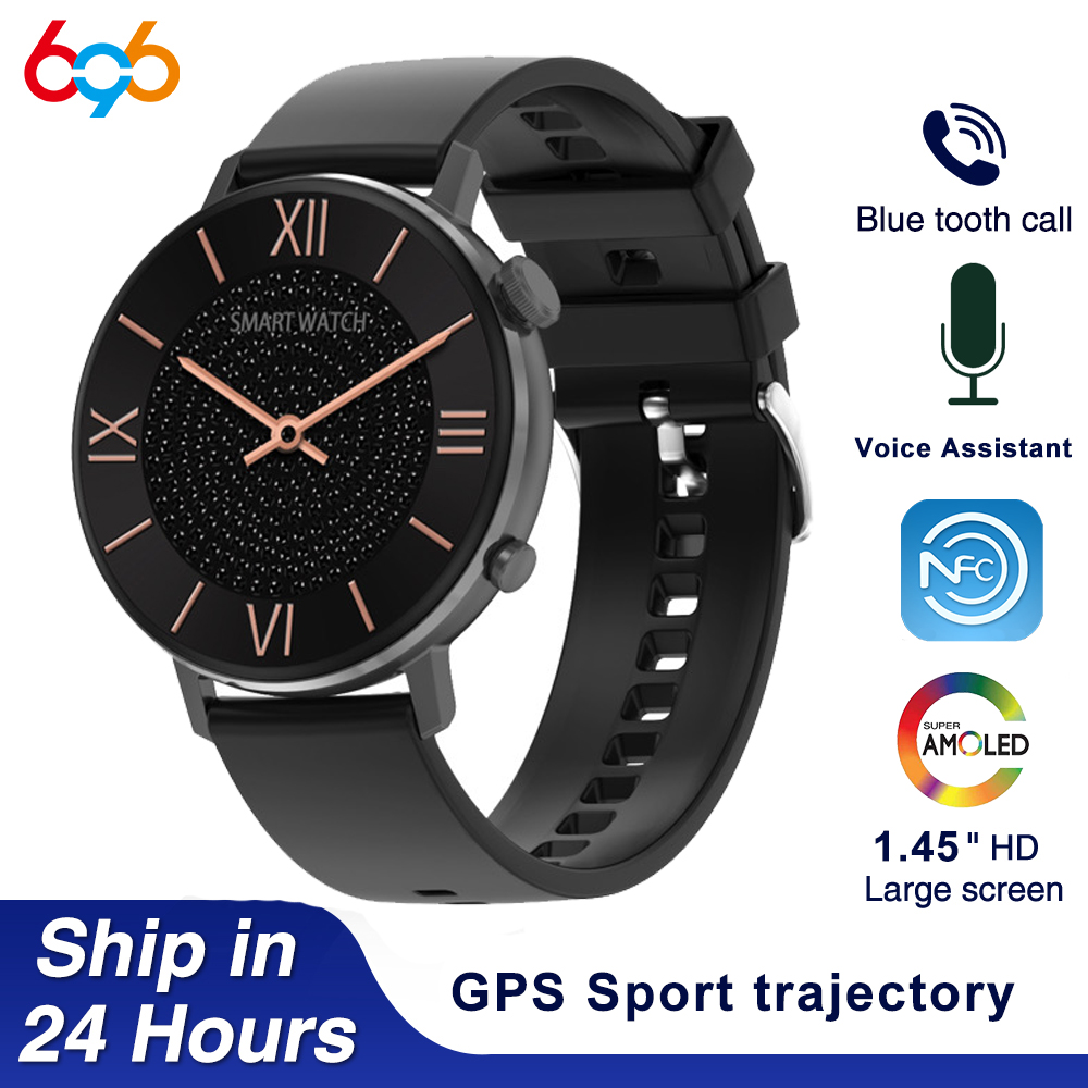 Smartwatch Watches For Women With Gps - Modne smartwatche z ekranem AMOLED, funkcją
