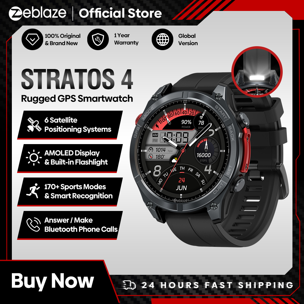 Altimeter Compass Watch - NOWY inteligentny zegarek GPS Zeblaze Stratos