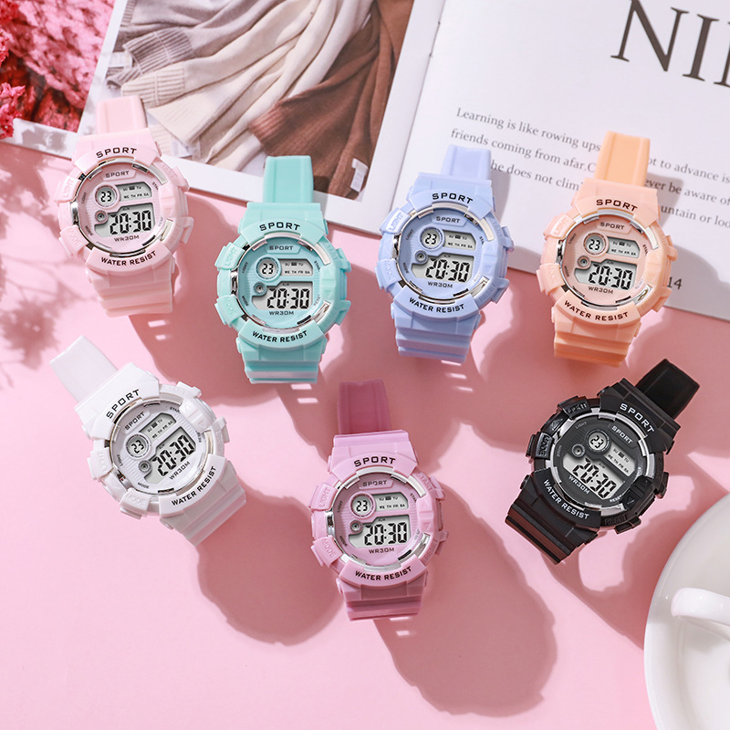 Moda zegarki dla dzieci YIKAZE – Smartwatch Digital Watches For Kid Girl recenzja i cena