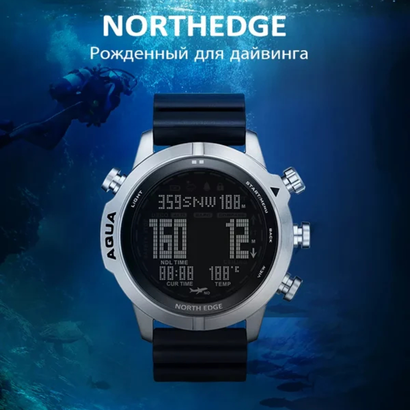 NORTH EDGE – profesjonalny zeg – Altimeter Compass Watch recenzja i cena
