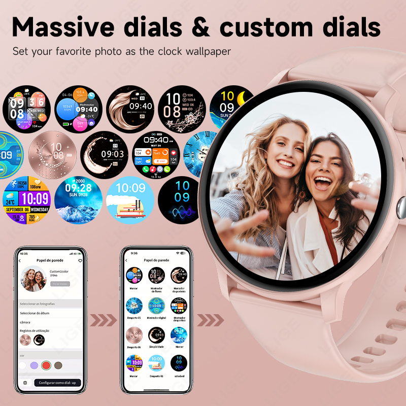 LIGE Smart Watch Women Men Blu – Watches Ladies Smartwatch recenzja i cena