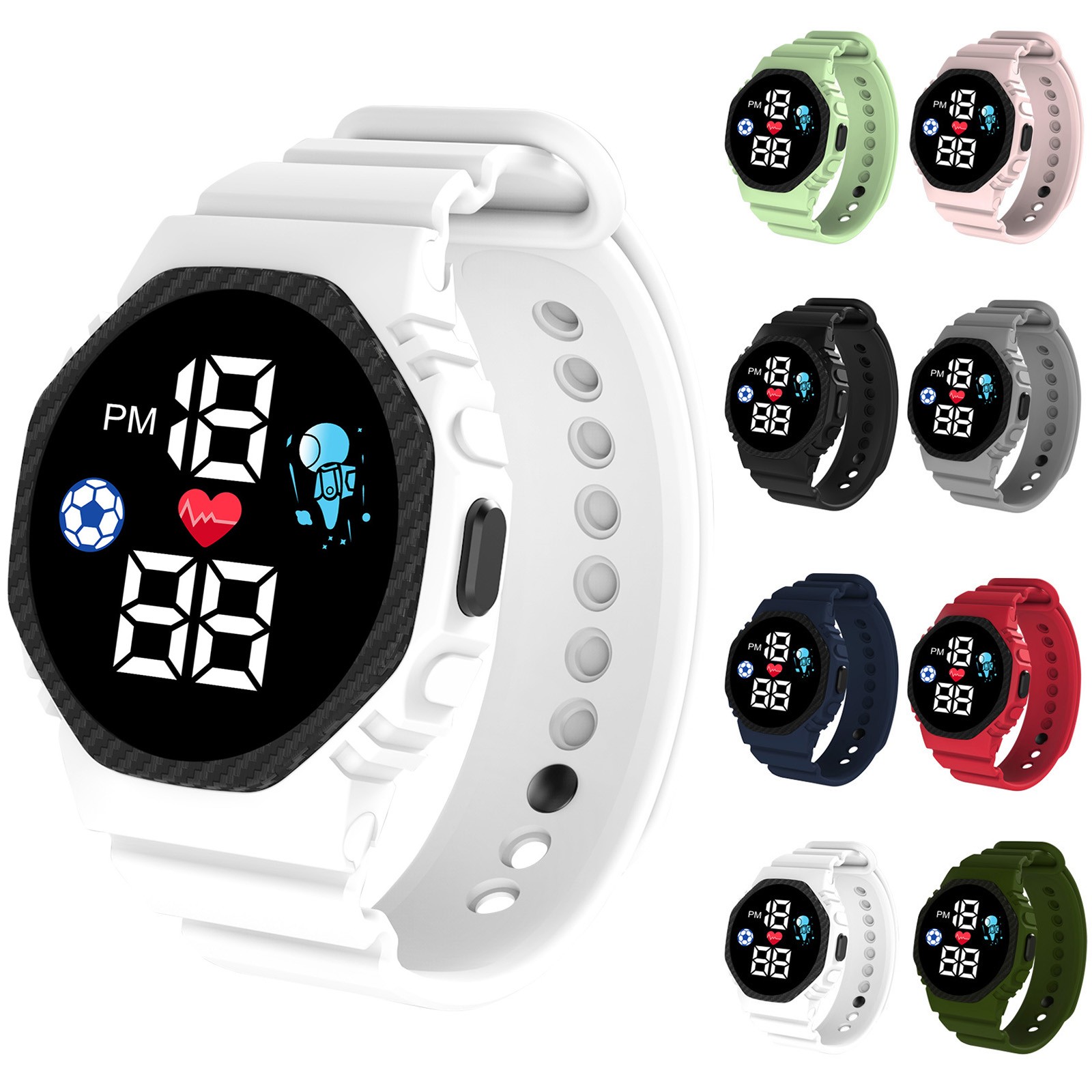 Wielokolorowy inteligentny zeg – Smartwatch Digital Watches For Kid Girl recenzja i cena