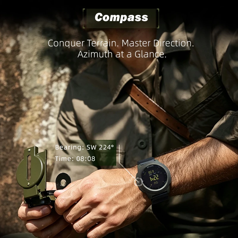 NORTH EDGE APACHE-CF – męski z – Altimeter Compass Watch recenzja i cena