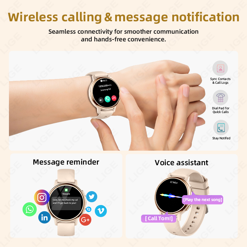 Smartwatch damski LIGE 2026, l – Watches Ladies Smartwatch recenzja i cena