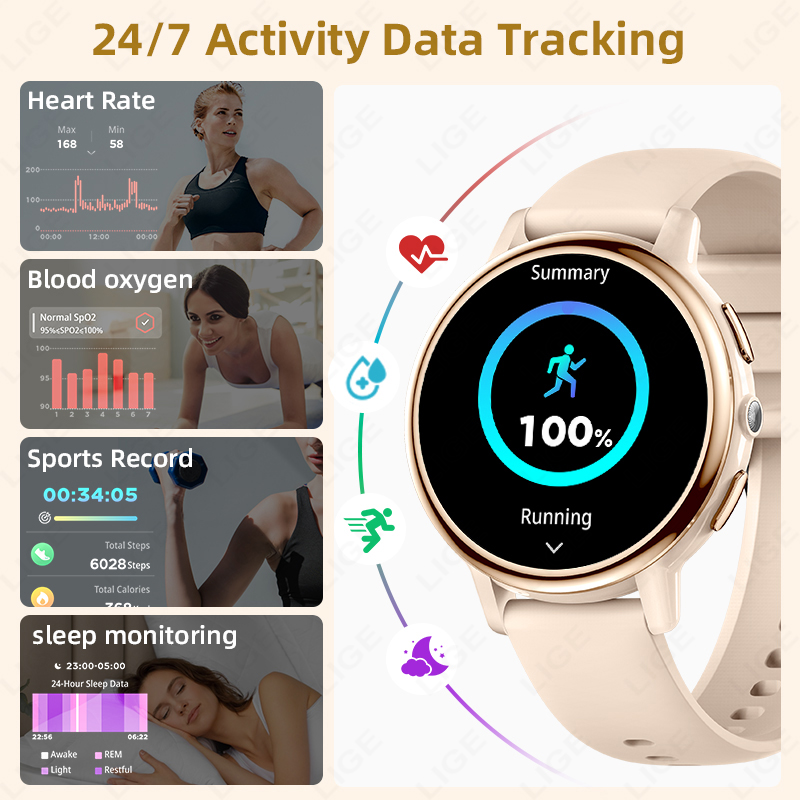 Smartwatch damski LIGE 2026, l – Watches Ladies Smartwatch recenzja i cena