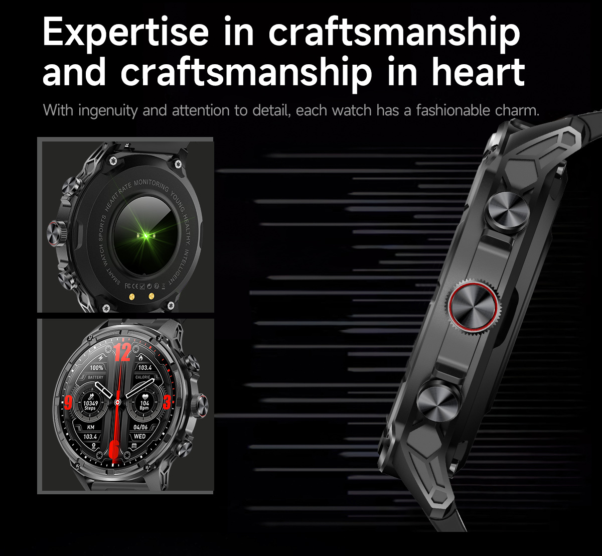 Zegarek inteligentny dla mężcz – Smartwatch Watches For Women With Gps recenzja i cena