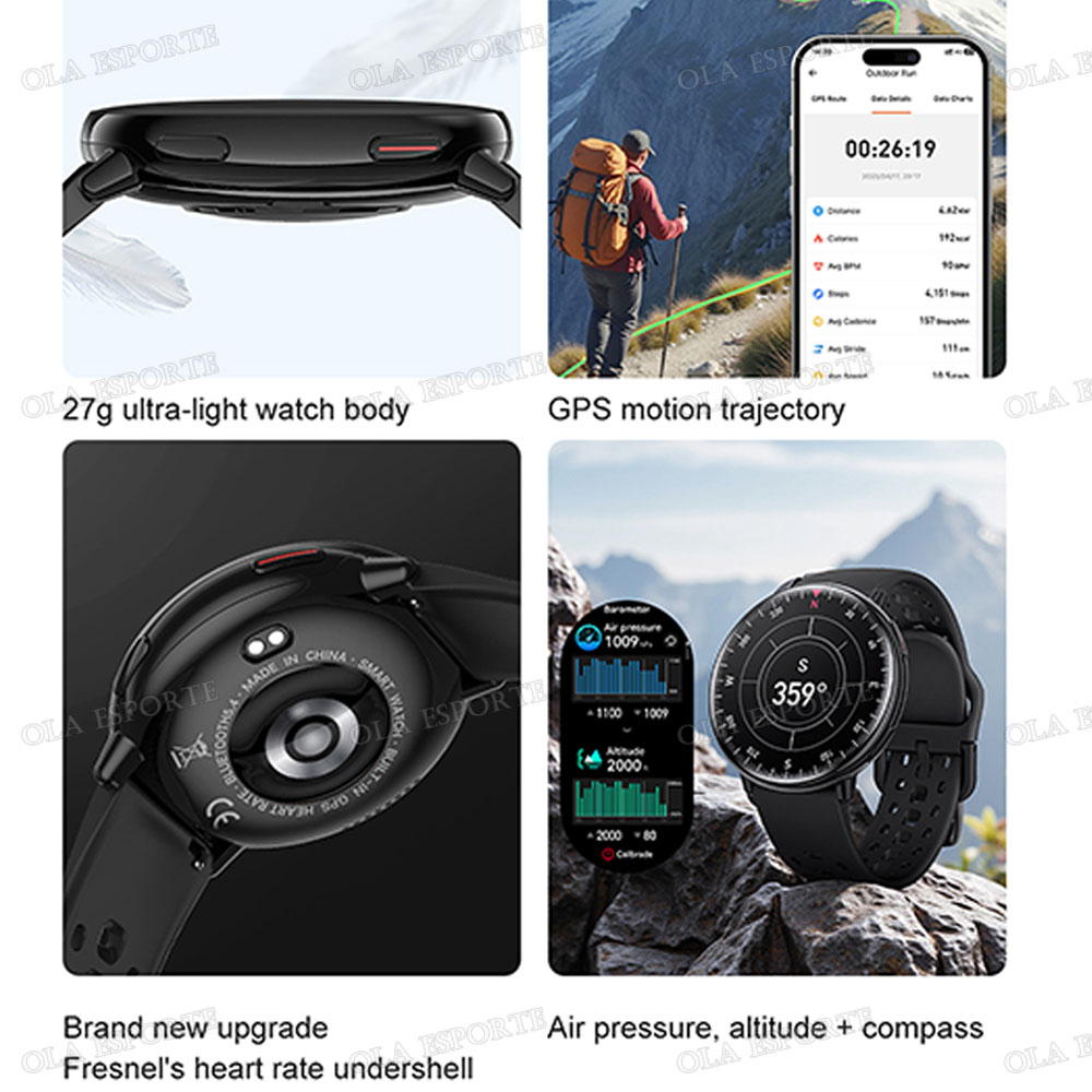 Nowy Smartwatch GPS 1.43 Cala  – Smartwatch Watches For Women With Gps recenzja i cena
