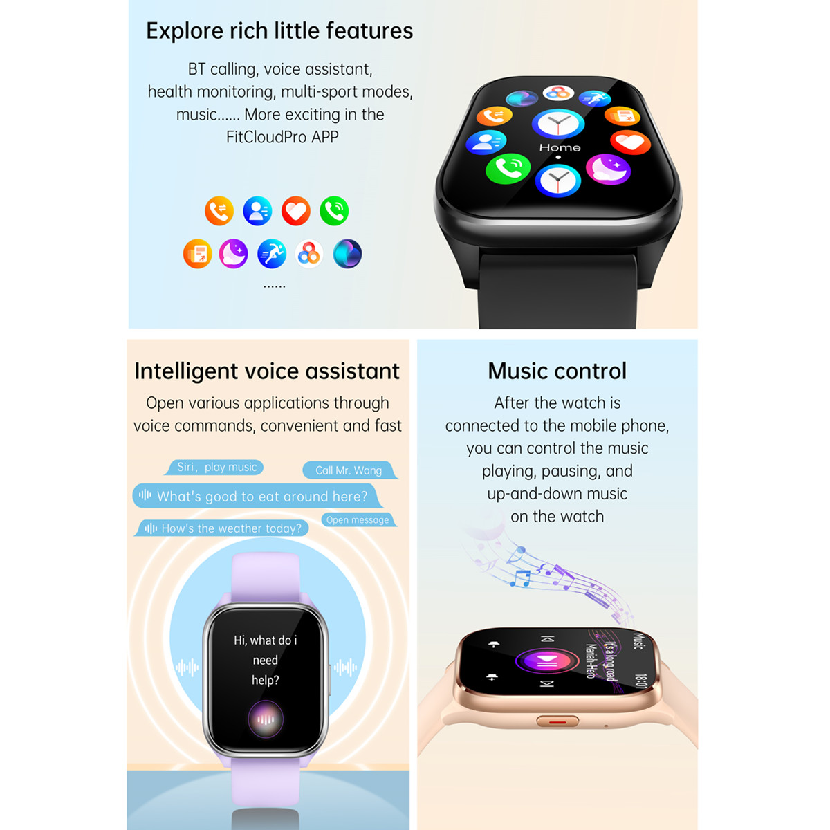 Smartwatch z obsługą języka he – Watches Ladies Smartwatch recenzja i cena