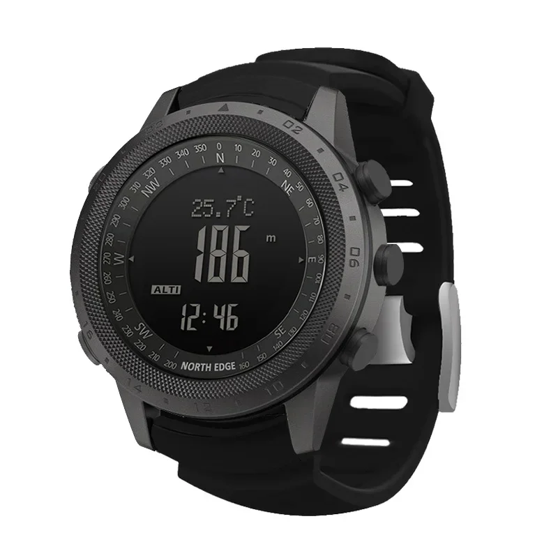 Męski zegarek cyfrowy NORTH ED – Altimeter Compass Watch recenzja i cena