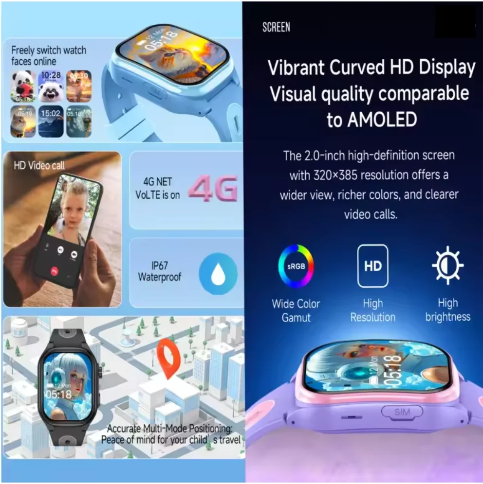 Inteligentny zegarek dla dziec – Smartwatch Watches For Kids With Gps recenzja i cena