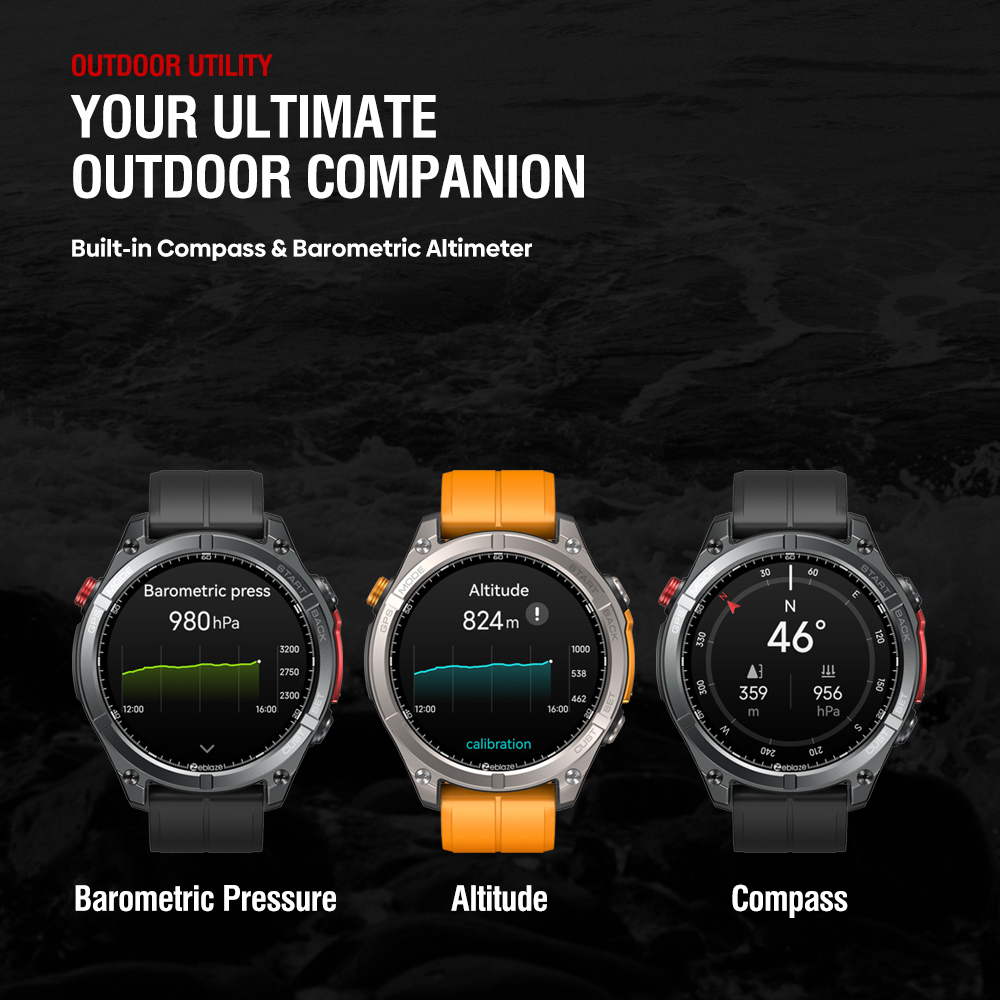 NOWY inteligentny zegarek GPS  – Altimeter Compass Watch recenzja i cena
