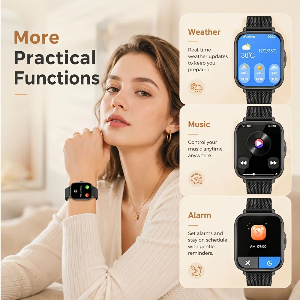 Smartwatch, pełny ekran dotyko – Smartwatch Watches For Girls recenzja i cena
