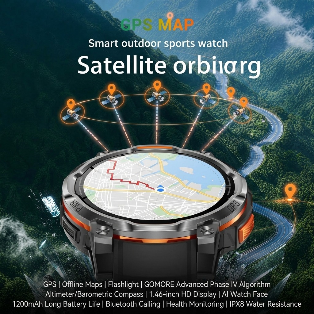 Nowy smartwatch GPS z mapą ter – Watch Vs Smartwatch recenzja i cena